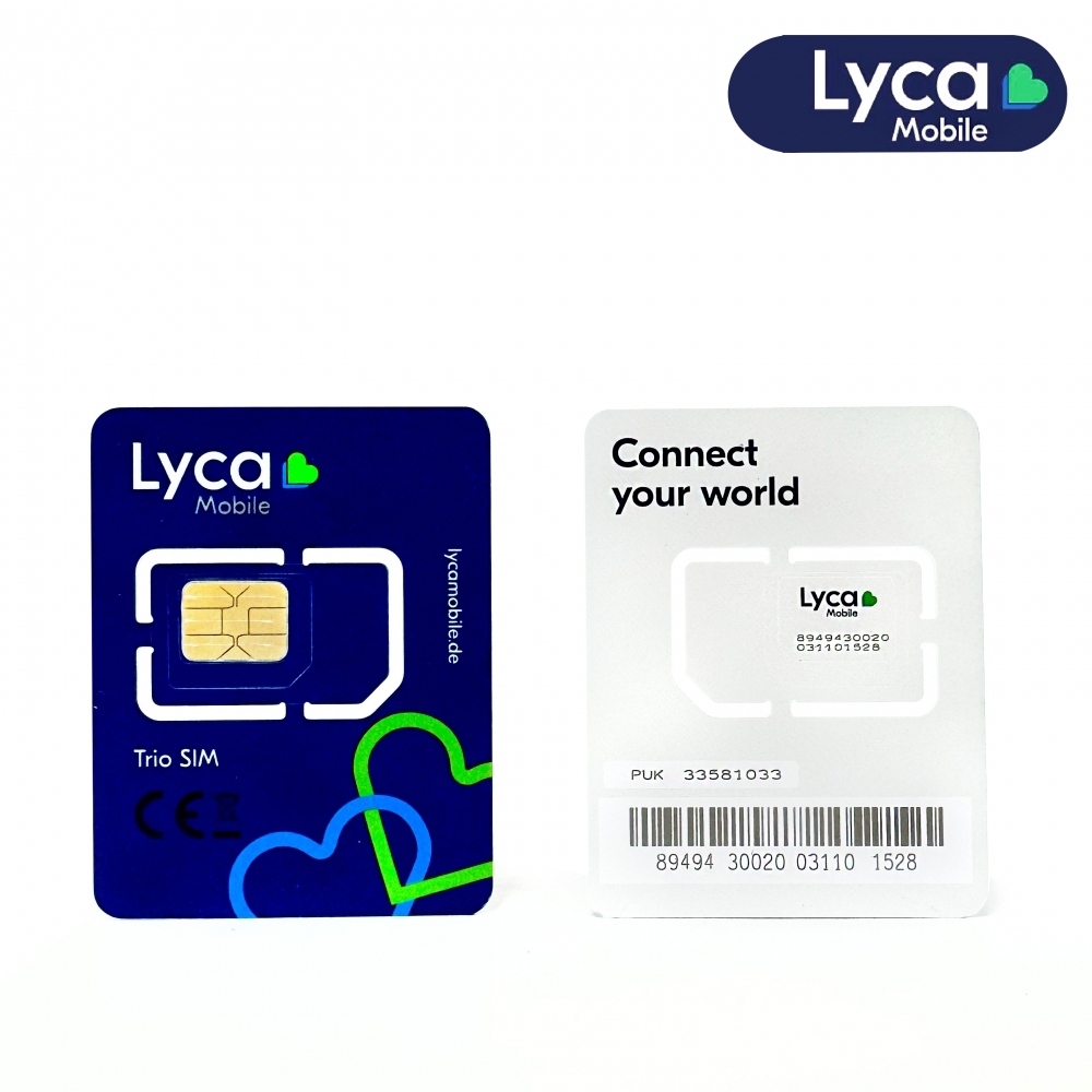 德國 Lyca 【 3個月效期 】