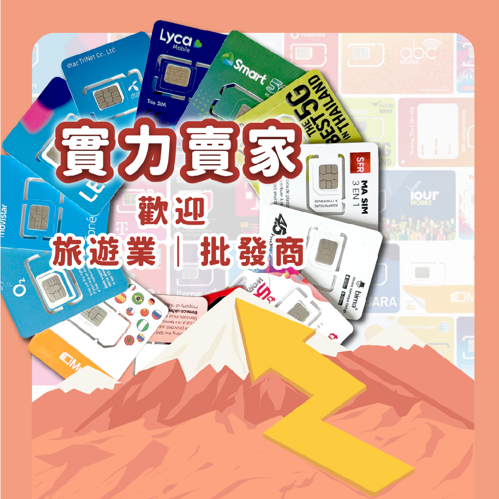 【歐洲43國】旅遊網路卡【 總流量方案】
